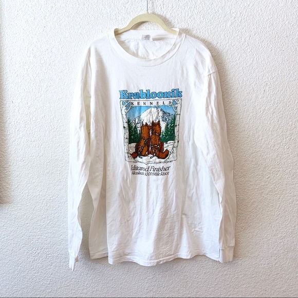 Vintage Other - Vintage Alaska 1000 Mile Dog Race T Shirt 3D Snow